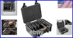 Custom Cut Foam Pistol Case Pelican Vault V300 4-5 Gun Storage Weatherproof