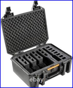 Custom Cut Foam Pistol Case Pelican Vault V300 4-5 Gun Storage Weatherproof