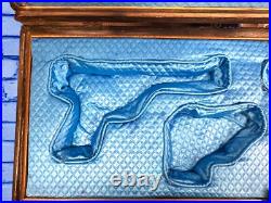Custom Handmade Triple pistol Gun Case Custom Handmade Triple pistol Gun Case