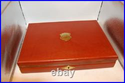 Custom Leather Display Case for Two Mauser Pistols top quality