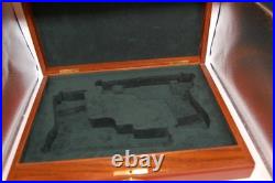 Custom Leather Display Case for Two Mauser Pistols top quality