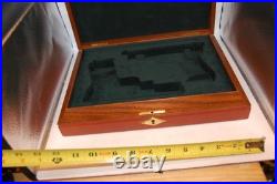 Custom Leather Display Case for Two Mauser Pistols top quality