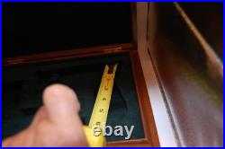 Custom Leather Display Case for Two Mauser Pistols top quality