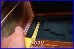 Custom Leather Display Case for Two Mauser Pistols top quality
