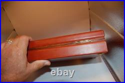 Custom Leather Display Case for Two Mauser Pistols top quality