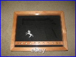 Custom Wood Pistol Gun Presentation Case For Colt 1911, Python, Saa, S&w