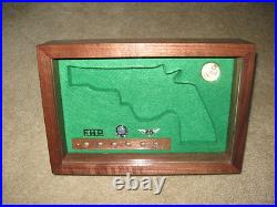 Custom Wood Pistol Gun Presentation Case For Colt 1911, Python, Saa, S&w