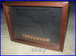 Custom Wood Pistol Gun Presentation Case For Colt 1911, Python, Saa, S&w
