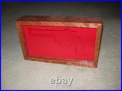 Custom Wood Pistol Gun Presentation Case For Colt 1911, Python, Saa, S&w