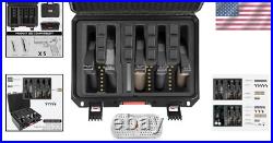 Customizable Hard Gun Case for 5 Pistols Lightweight & Durable Protection Customizable Hard Gun Case for 5 Pistols Lightweight & Durable Protection