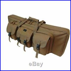 DDT Double Rifle Case, Holds 2 Rifles & 2 Hand Guns 36 or 42 Choose Color