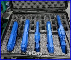 DORO Cases Waterproof Heavy Duty Gun Case, 5 Pistol custom foam insert