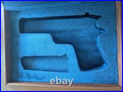 Dan Wesson 1911 Wood Storage Case Indian Rosewood Blue Velvet Lined