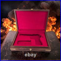 Desert Eagle Storage Box. Handmade Indian Rosewood/Sheesham Case with Brass Work