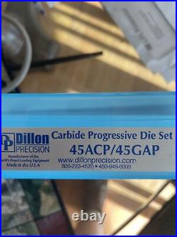 Dillon 45 acp carbide died new in unopened box