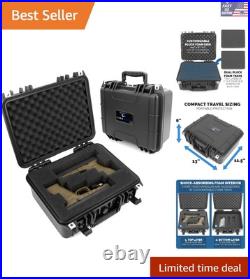 Double Pistol Hard Case Crushproof & Customizable for Accessories Storage Double Pistol Hard Case Crushproof & Customizable for Accessories Storage