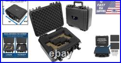 Double Pistol Hard Case Crushproof & Customizable for Accessories Storage Double Pistol Hard Case Crushproof & Customizable for Accessories Storage