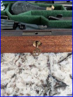 Double Walnut Presentation Case For 1862 Colt Pocket Pistols. Police or Navy