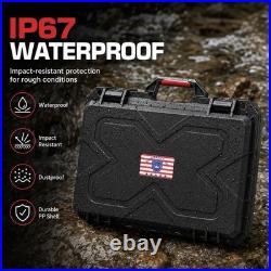 Durable Pistol Gun Case for Multiple Handguns with Dual TSA Locks Secure Stora