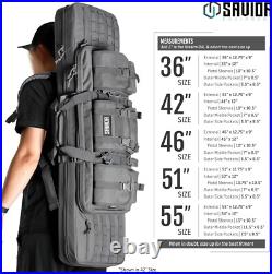 Durable Tactical Double Long Gun Bag for Rifles & Pistols Lockable & Spacious Durable Tactical Double Long Gun Bag for Rifles & Pistols Lockable & Spacious