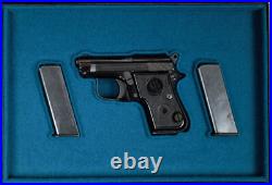 EU PISTOL GUN PRESENTATION CUSTOM DISPLAY CASE BOX for BERETTA 950 JETFIRE 6,35