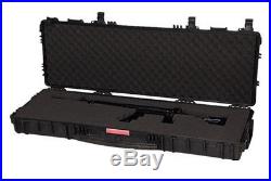 Elephant E400 44 Hard Waterproof Rifle case With Wheels for Hunting Travel TSA