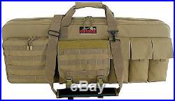Explorer Tactical 3 Rifles Weapon Case with Mat 46 x 13.50-Inch Coyote