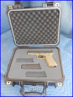 FREE SHIPPING NEW Case for GLOCK 17 9mm with CUSTOM Foam CUTOUTS Apache 2800