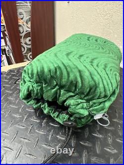 FUrCKo Green Velvet Gun Handgun Soft Bag Pillow works For Bongs Pipes Rigs
