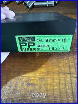 Factory Walther PP Super Factory Box / Case Scarce Non Import Marked