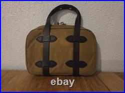 Filson Tin Cloth Pistol Case Tan Made in USA Very Rare Discontinued