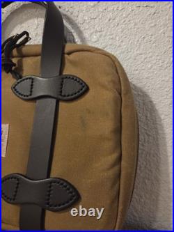 Filson Tin Cloth Pistol Case Tan Made in USA Very Rare Discontinued