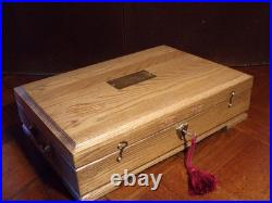Fine Solid Oak 18x 12x 4.25 Pistol Case
