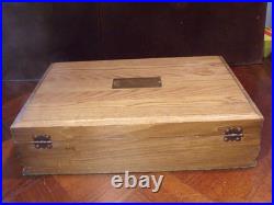 Fine Solid Oak 18x 12x 4.25 Pistol Case