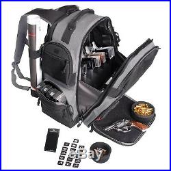 GPS The Executive Backpack DLX Shooting Range Bag + Cradle Pistol Gear Bag GRAY
