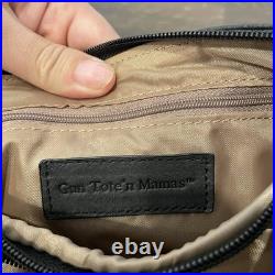GUN TOTE'N MAMA GTM-70 new LADIES BLACK LARGE CONCEALED CARRY URBAN SHOULDER BAG