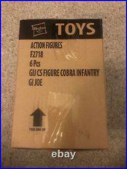 G. I. Joe Classified Series 6 Cobra Infantry AF HASBRO SEALED CASE of 6 AFA CAS