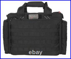 G. Outdoors Tactical Range Bag 5-Handgun Storage Durable Black Shooting Gear