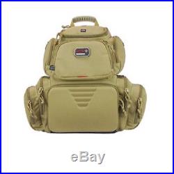 G. P. S. Handgunner Backpack TAN Shooting Range Bag Pistol Travel Case Gun Bag