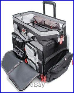 G. P. S. Rolling Range Bag BLACK Shooting Range Bag Pistol Travel Case Sport Bag