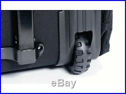 G. P. S. Rolling Range Bag BLACK Shooting Range Bag Pistol Travel Case Sport Bag