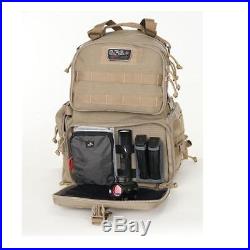 G. P. S. Tactical MOLLE Range Backpack withThree Removable Pistol Cases/Mag Storage