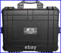 Gen 2 Pre-Cut Waterproof Case Holds 6 Pistols & 21 Mags Includes Silica Gel