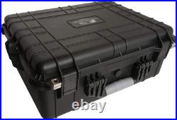 Gen 2 Pre-Cut Waterproof Case Holds 6 Pistols & 21 Mags Includes Silica Gel