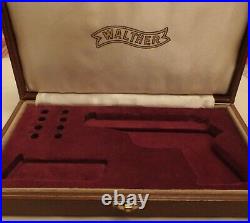 German Walther police pistol presentation case newly made conversion of old box