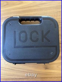 Glock 43X Factory Clam Shell Hard Pistol Case With Lock, Cleaning Brush, Manual