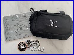 Glock OEM Water Resistant 4-Pistol Carrier, Range Bag with Cleaning Mat