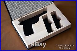 GunBook for Beretta M9 secret handgun pistol box cabinet safe display case rack