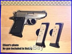 GunBook for Interarms Walther PPK/s handgun mag custom presentation wood case
