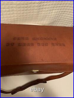 Gun Bag Ed Scherer Hand Crafted Leather Vintage